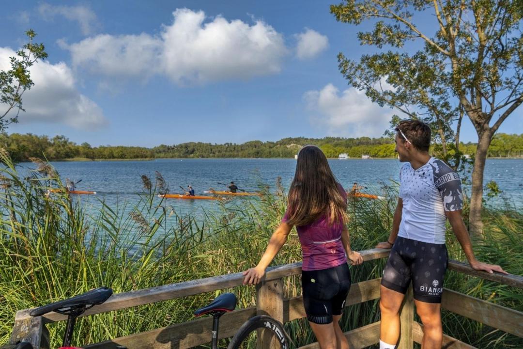 Camping Bungalow El Llac De Banyoles Porqueres Экстерьер фото
